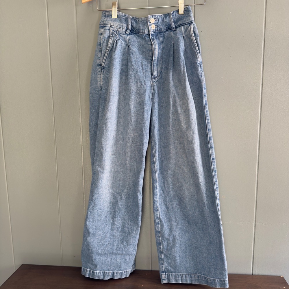 Madewell Light Blue Flare & Wide Leg Jeans
